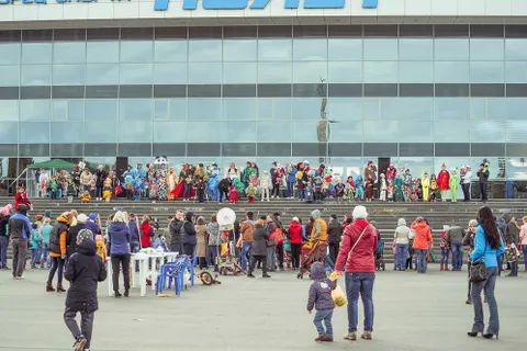 В Рыбинске прошел парад колясок