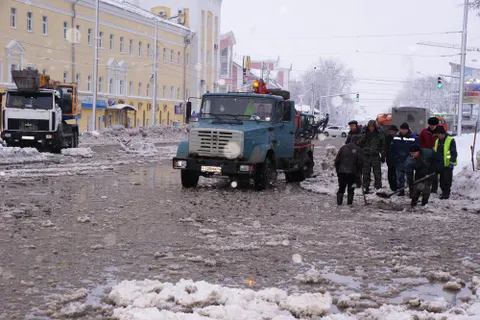 Крупная авария в центре Ярославля (фоторепортаж)